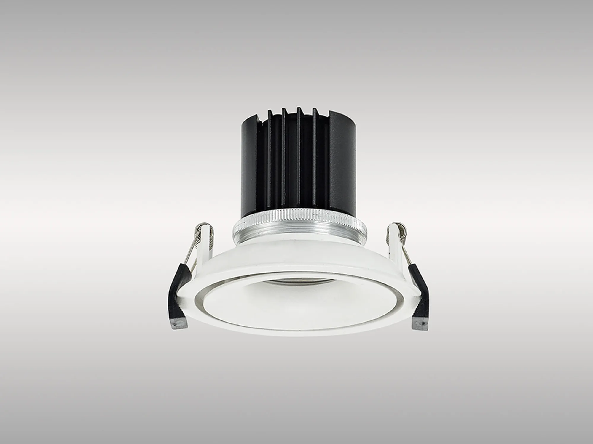 Bolor 9 Tridonic Powered 9W 2700K 770lm 36° CRI>90 LED Engine White/White Fixed Recessed Spotlight, IP20 DM202019  Dlux Bolor 9